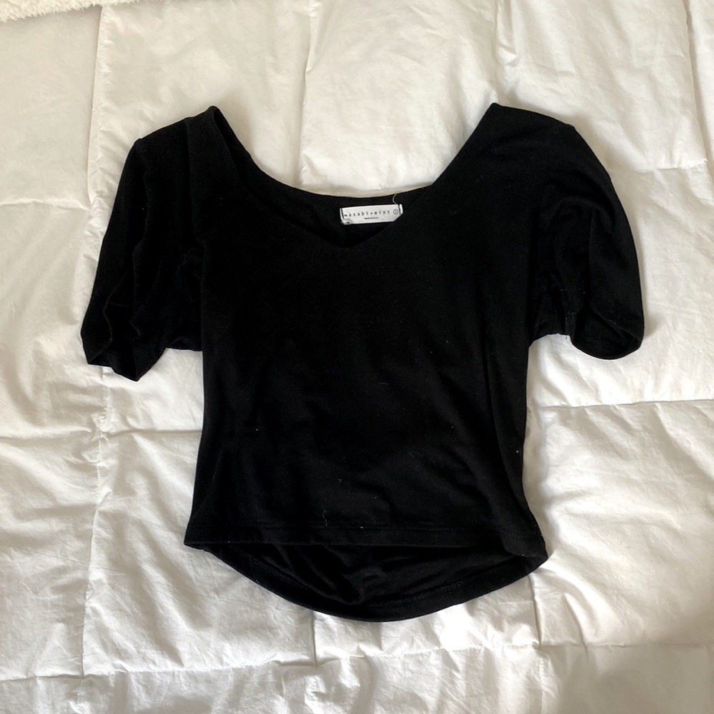 Basic black top size small!